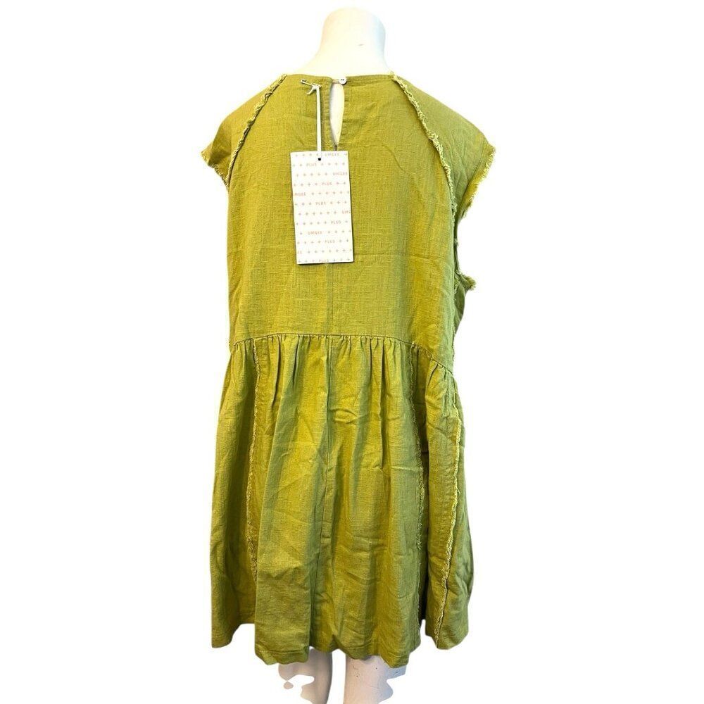 Umgee Olive Green Mini Dress - Picture 4 of 5